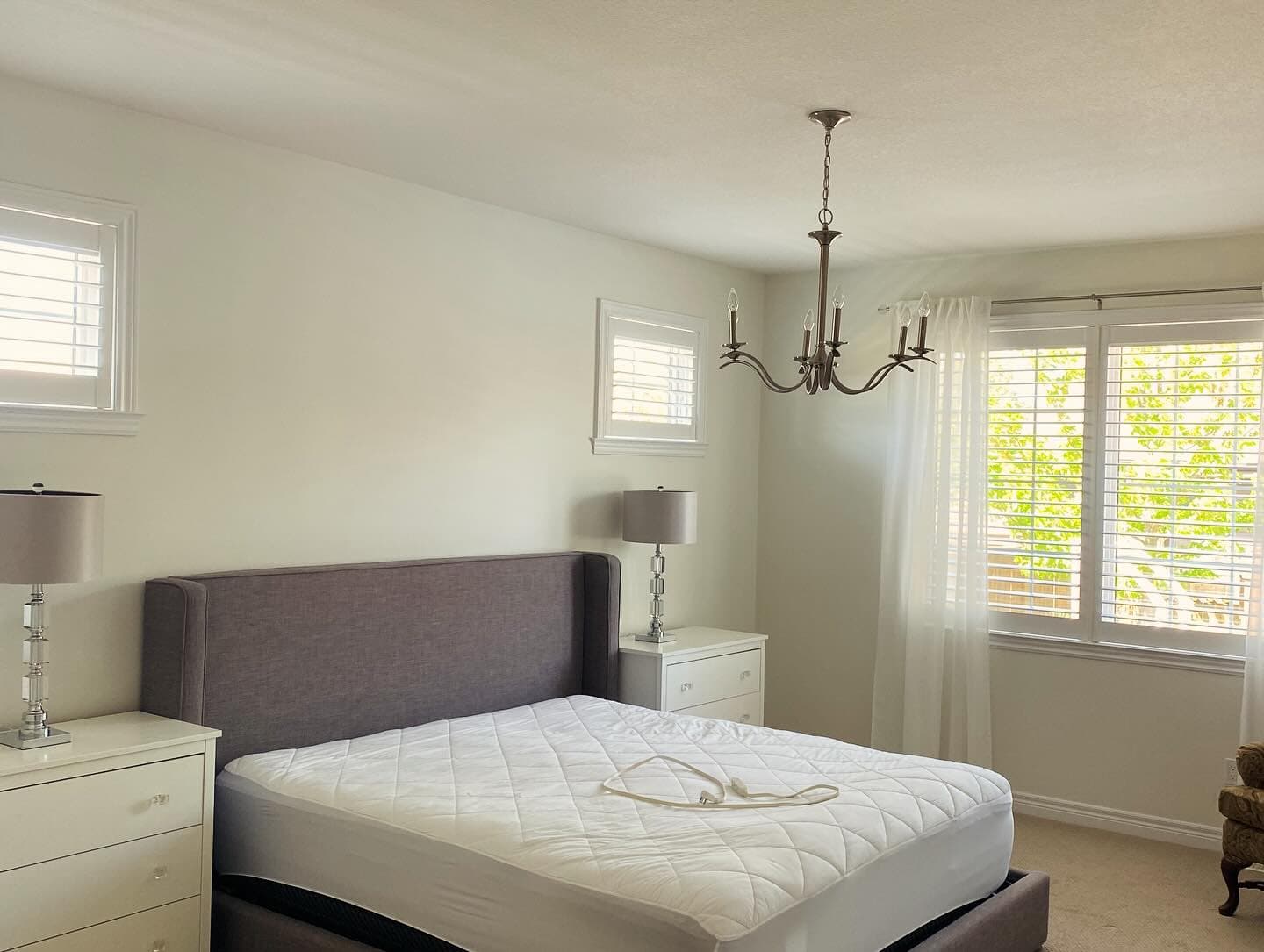 Bedroom painting - clean neutral tones